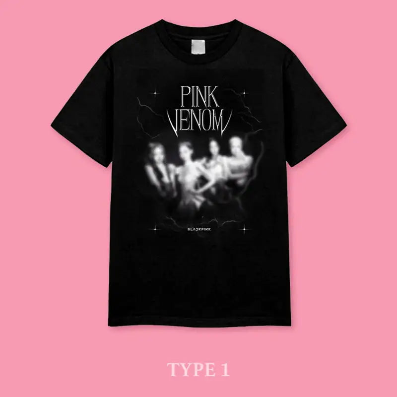 BlackPink - Pink Venom - Photo T-shirts - BlackPink - Clothes - Harumio