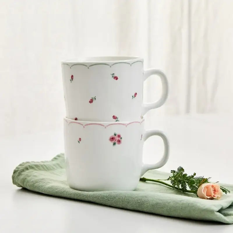 Korean L Rose in the Spring - Mug 2P - Modern House - Mugs - Harumio