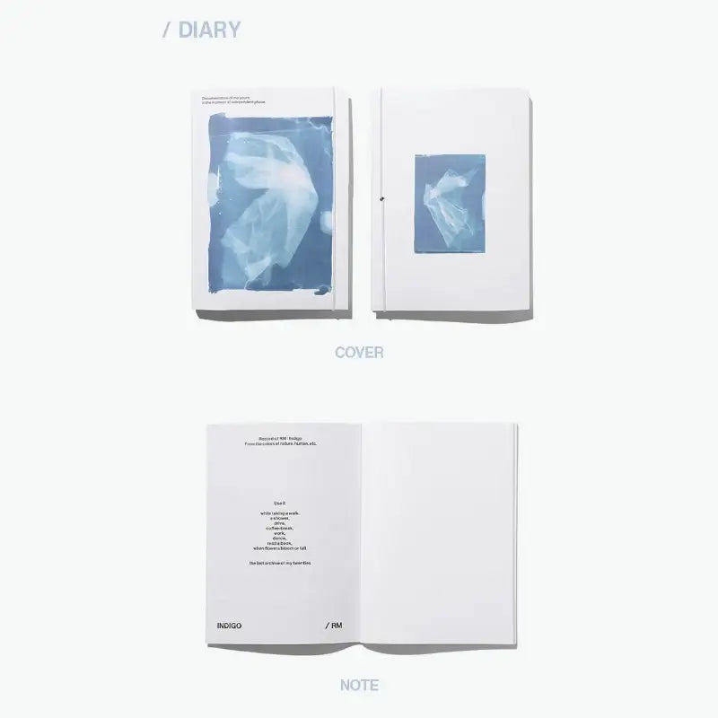 BTS RM - Indigo - Diary & Pencil Set - BTS - Diary - Harumio BTS RM - Indigo - Diary & Pencil Set - BTS - Diary - Harumio