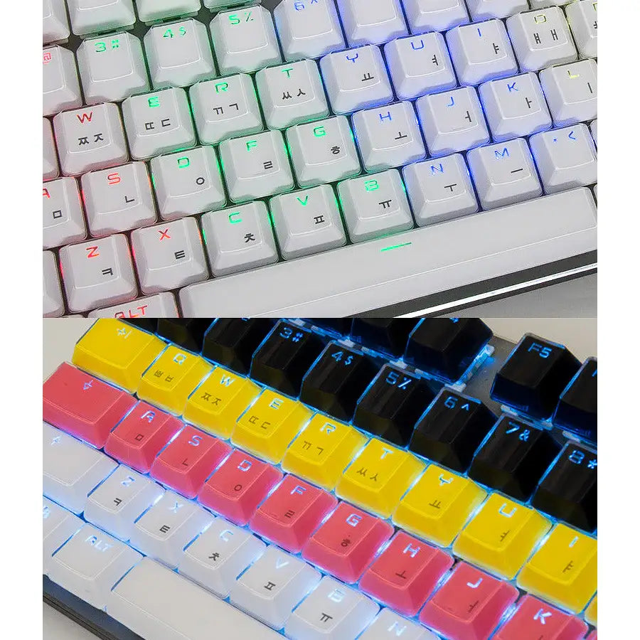Archon - Low Profile Crystal Clear Keycap Set - Archon - Mechanical Keyboard - Harumio