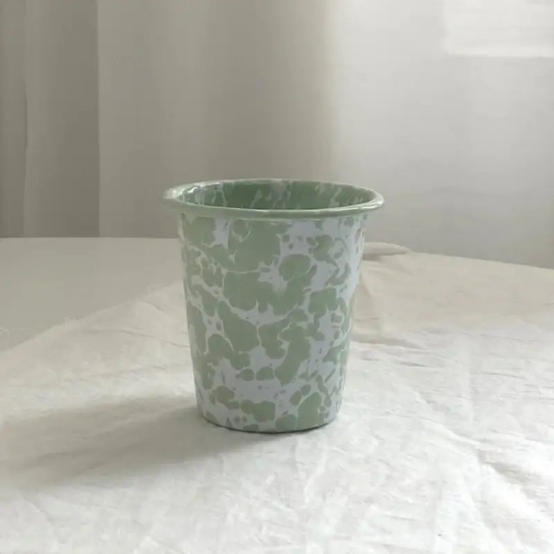 Like A Cafe - Crow Canyon : Mint Marble Short Tumbler - Like A Cafe - Tumblers - Harumio