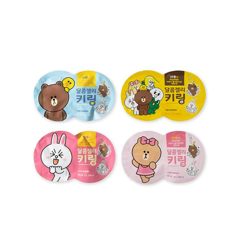 Line Friends - Keyring With Sweet Jelly - Random