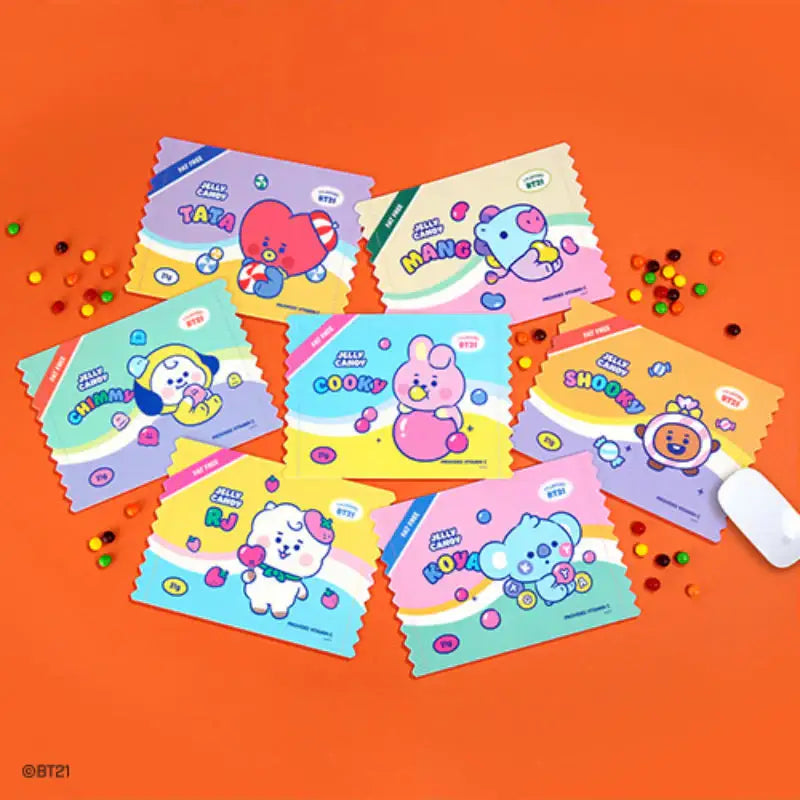 Monopoly X BT21 - Mouse Pad - Jelly Candy - BT21 - Mouse Pads - Harumio