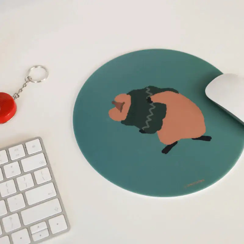 Dinotaeng - Quokka's Winter Troubles Mousepad - Dinotaeng - Mouse Pads - Harumio