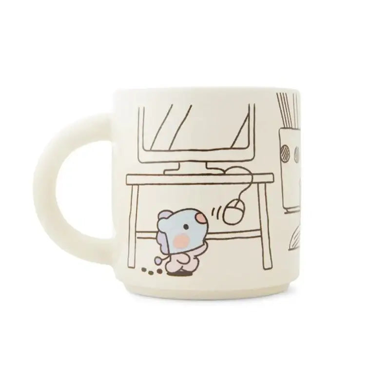 BT21 - Minini Ceramic Mug - LINE FRIENDS - Mugs - Harumio BT21 - Minini Ceramic Mug - LINE FRIENDS - Mugs - Harumio
