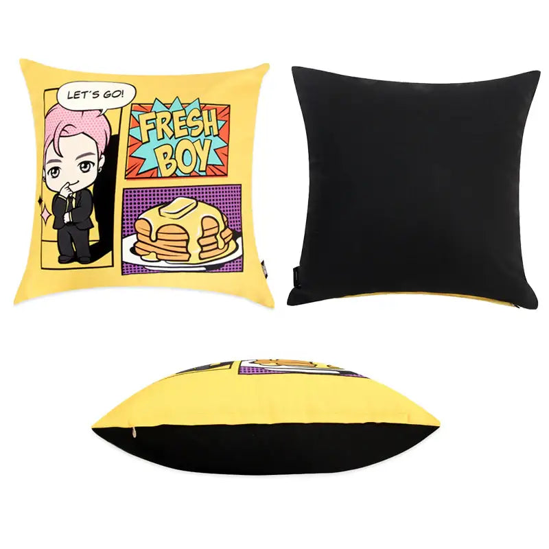 NARA HOME DECO x BT21- TinyTAN Butter Square Cushion Cover - NARA HOME DECO - Home & Living - Harumio