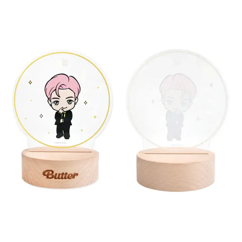NARA HOME DECO x BT21- TinyTAN Butter Acrylic Mood Light - NARA HOME DECO - Home & Living - Harumio