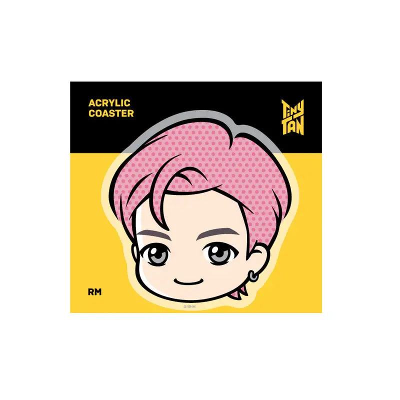 NARA HOME DECO x BT21- TinyTAN Butter Acrylic Coaster - NARA HOME DECO - Home & Living - Harumio