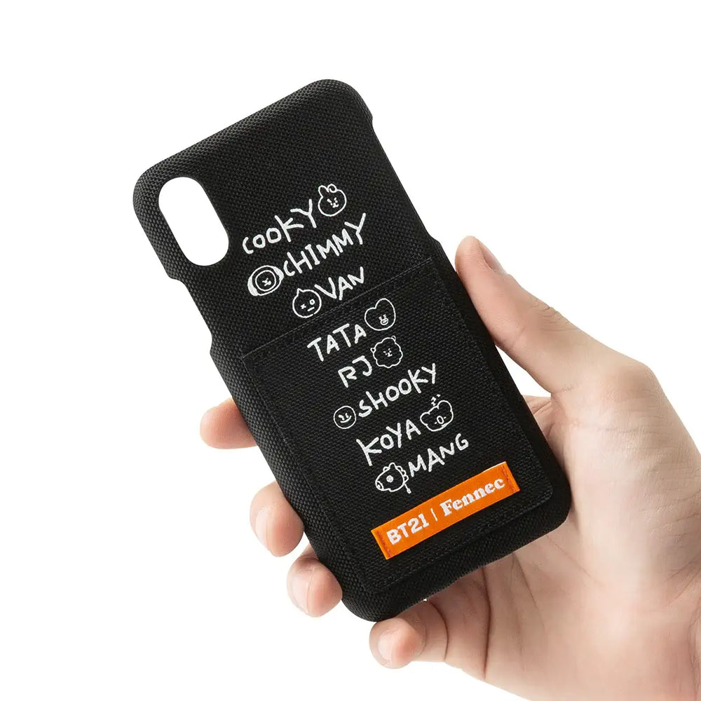 BT21 x Fennec - Lettering iPhone Case - BT21 - Phone Case - Harumio BT21 x Fennec - Lettering iPhone Case - BT21 - Phone Case - Harumio