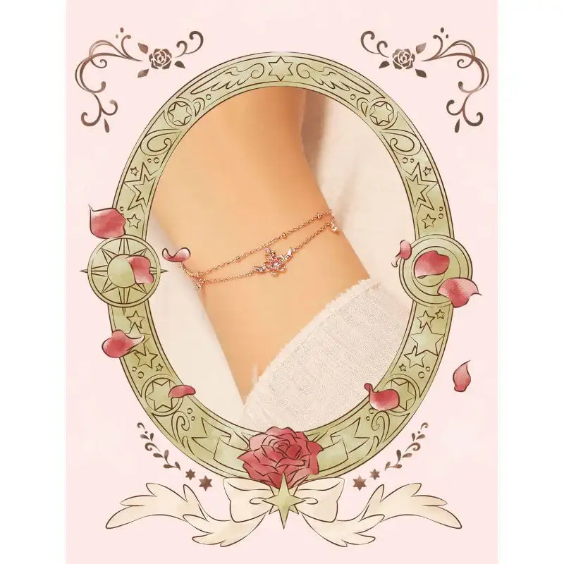 OST x Cardcaptor Sakura - Crown Cherry Blossom Wing Bracelet - OST - Jewelry - Harumio