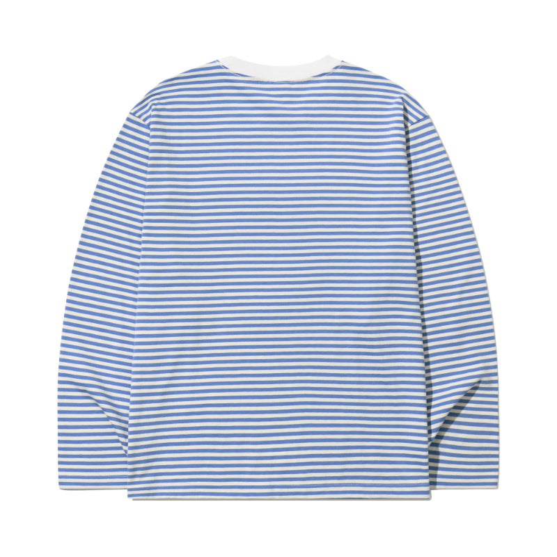 O!Oi x NewJeans - Patch Stripe Long Sleeve T-shirt