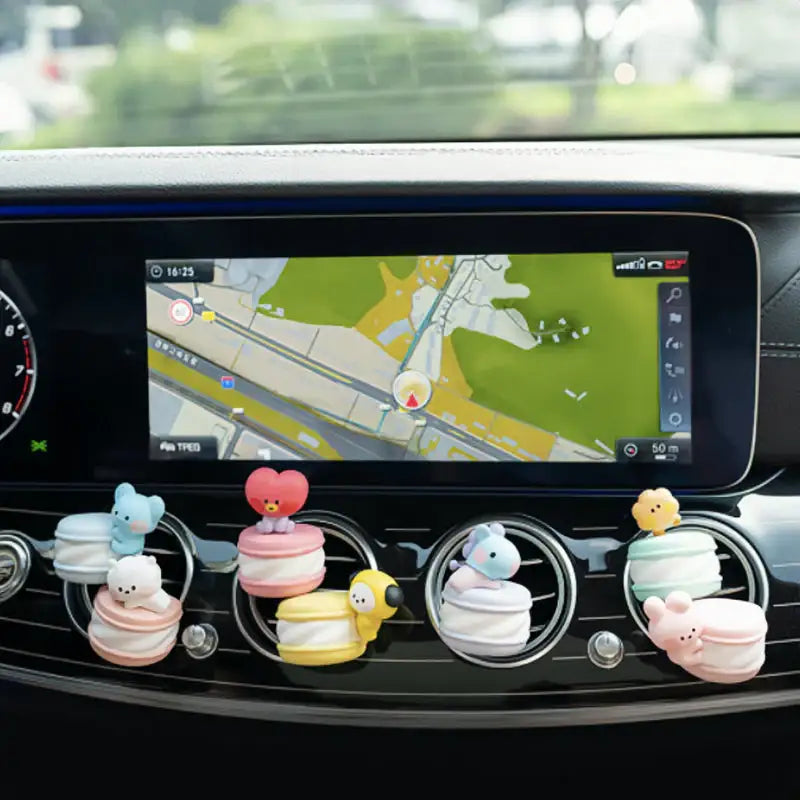 BT21 x Royche - Minini Macaron Car Air Freshener - Royche - Air Freshener - Harumio