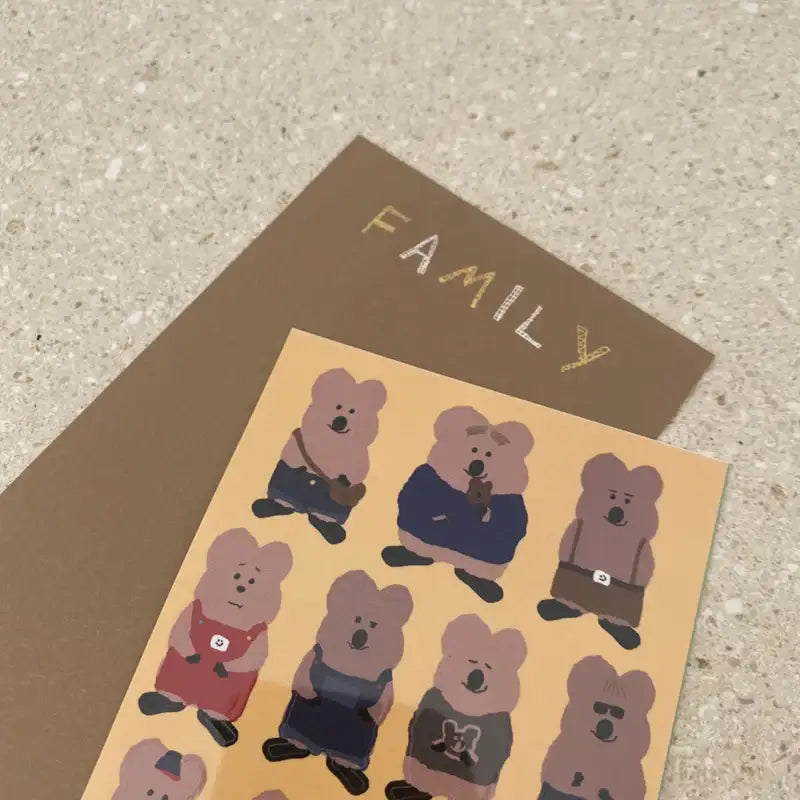 Dinotaeng - We are Family Sticker - Dinotaeng - Sticker - Harumio