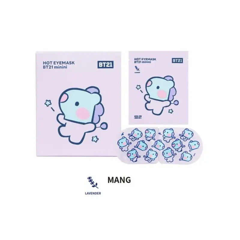 BT21 - Minini Hot Eye Mask - Line Friends - Accessories - Harumio BT21 - Minini Hot Eye Mask - Line Friends - Accessories - Harumio