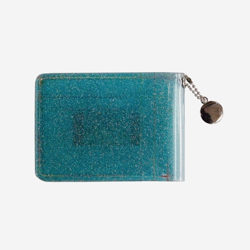 THENCE - SPC Glitter Wallet - Aqua Blue