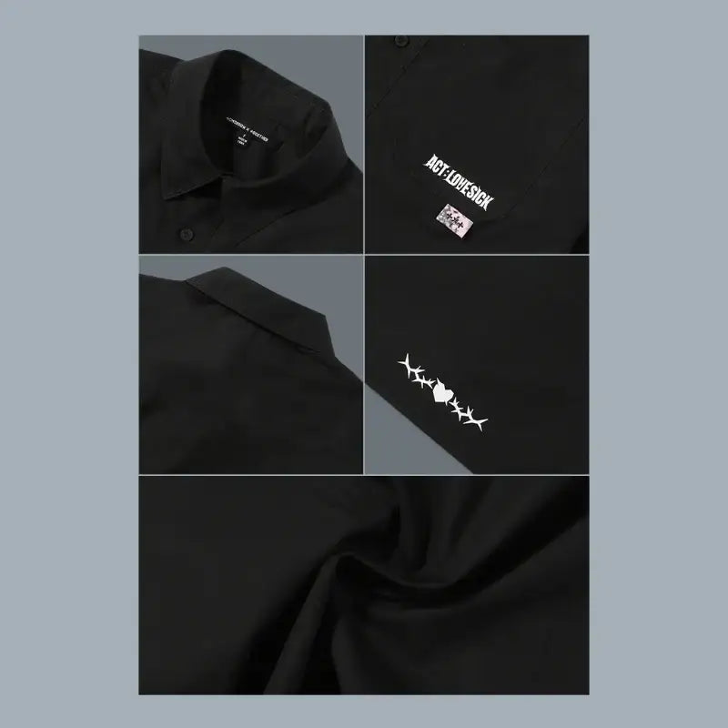 TXT - ACT:LOVESICK - Oversized Shirt - TXT - Clothings - Harumio TXT - ACT:LOVESICK - Oversized Shirt - TXT - Clothings - Harumio