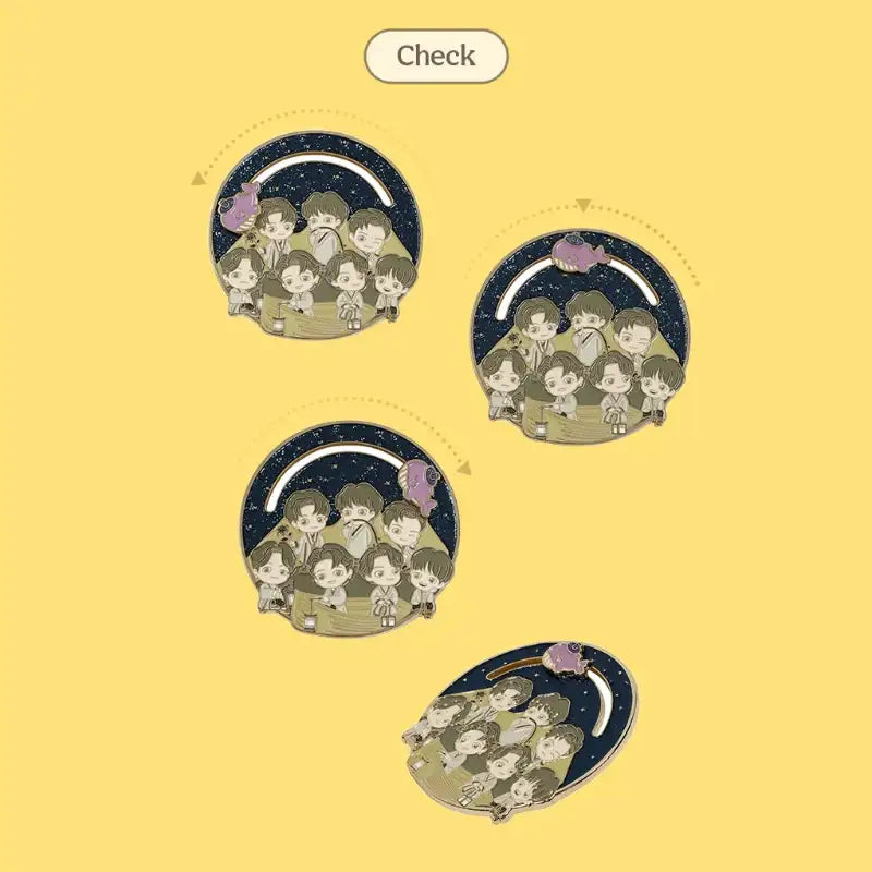 BTS - TinyTAN DALMAJUNG - Moving Badge - BTS - Magnet - Harumio BTS - TinyTAN DALMAJUNG - Moving Badge - BTS - Magnet - Harumio