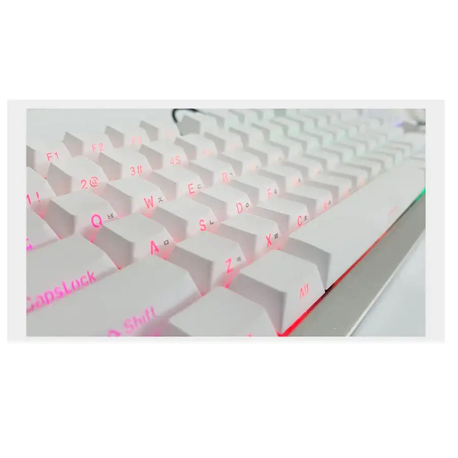 Archon - Cherry Profile Ninja PBT Double Injection Keycap Set - White - Archon - Mechanical Keyboard - Harumio