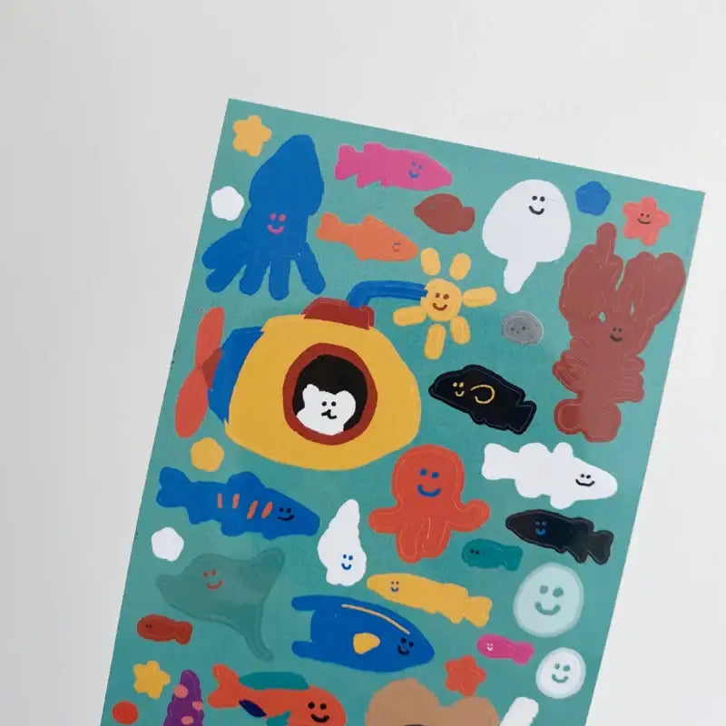 Dinotaeng - Seafood Sticker - Dinotaeng - Sticker - Harumio