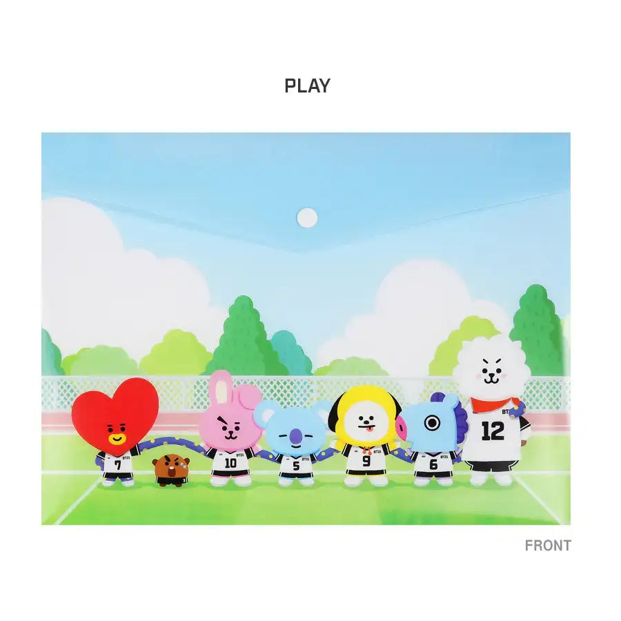 BT21 x Monopoly - PP File Pocket - School Edition - Monopoly - Accessories - Harumio