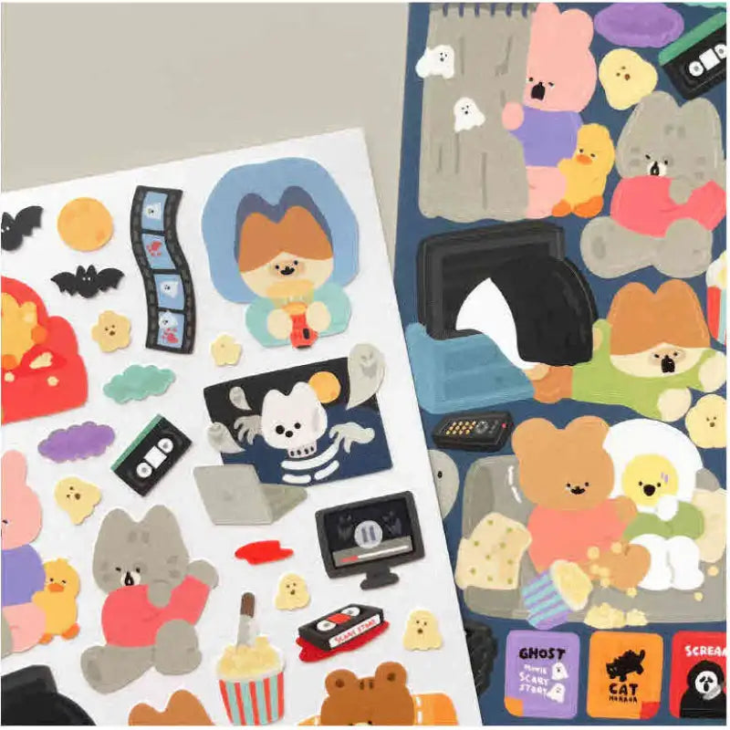 Jelly Crew - Egugu - Horror Movie Seal Sticker - Jelly Crew - Stickers - Harumio Jelly Crew - Egugu - Horror Movie Seal Sticker - Jelly Crew - Stickers - Harumio