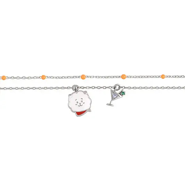 BT21 x OST - Silver Bracelet Ver. 2 - RJ - BT21 - Bracelets - Harumio