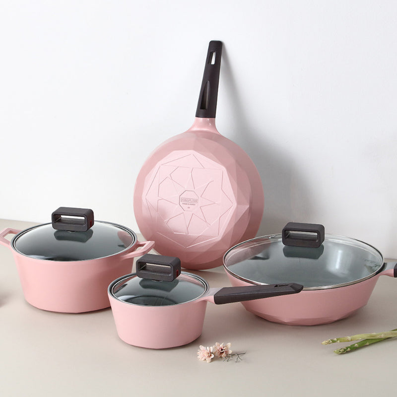 Neoflam - Rose Pink Cookware Set Of 4 – Harumio