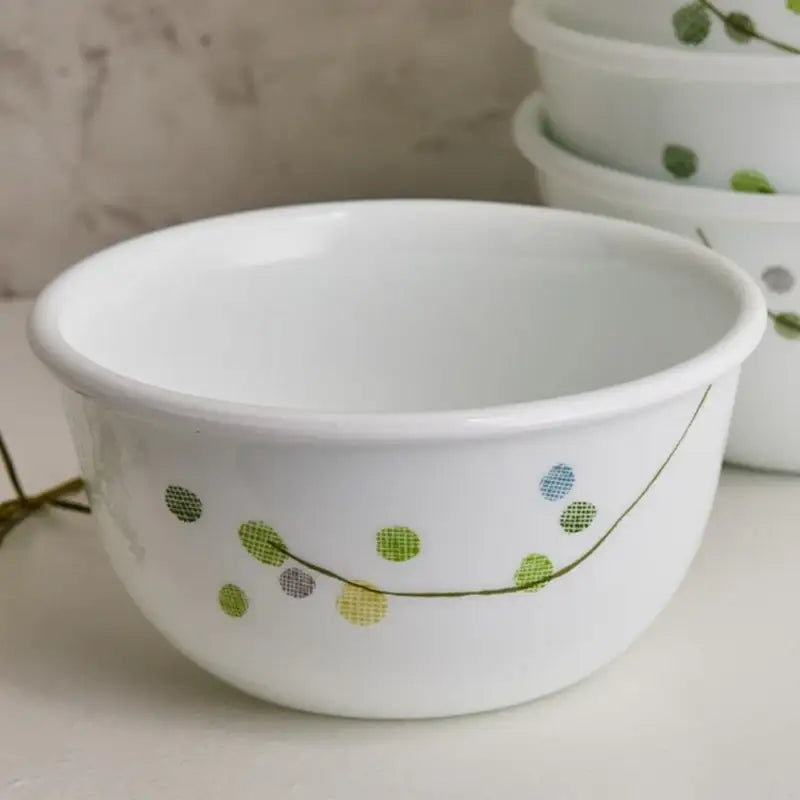 Korean Corel Green Delight - Rice Bowl 4P Set - Modern House - Bowls - Harumio Korean Corel Green Delight - Rice Bowl 4P Set - Modern House - Bowls - Harumio