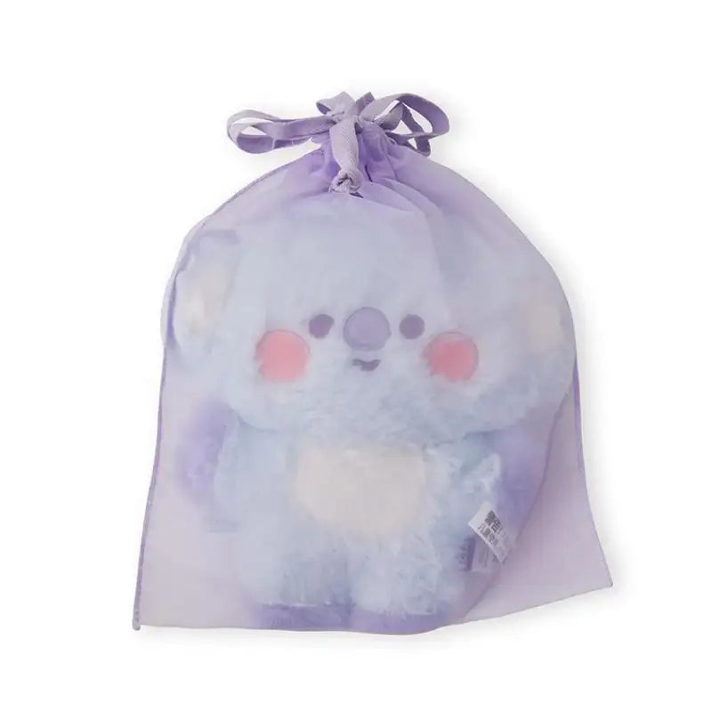 BT21 - Baby Flat Fur Standing Doll - Purple heart Edition - BT21 - Doll - Harumio BT21 - Baby Flat Fur Standing Doll - Purple heart Edition - BT21 - Doll - Harumio