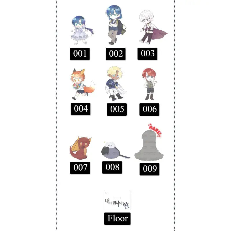 Daughter of the Archmage - Acrylic Stand Charm (Random) - Webtoon Shop - Acrylic Stand - Harumio
