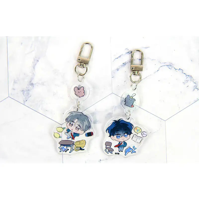 If We Would Determine Our Relationship, XOXO - Acrylic Keyring - Webtoon Shop - Keyrings - Harumio