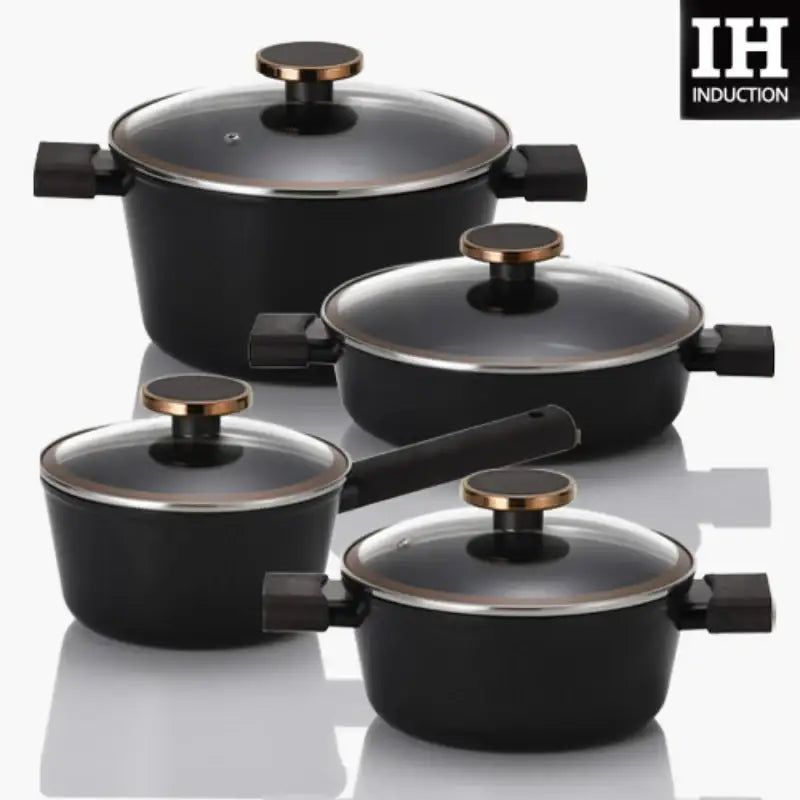 Neoflam - Noblesse Pot Set Of 4 - Neoflam - Cookware Sets - Harumio