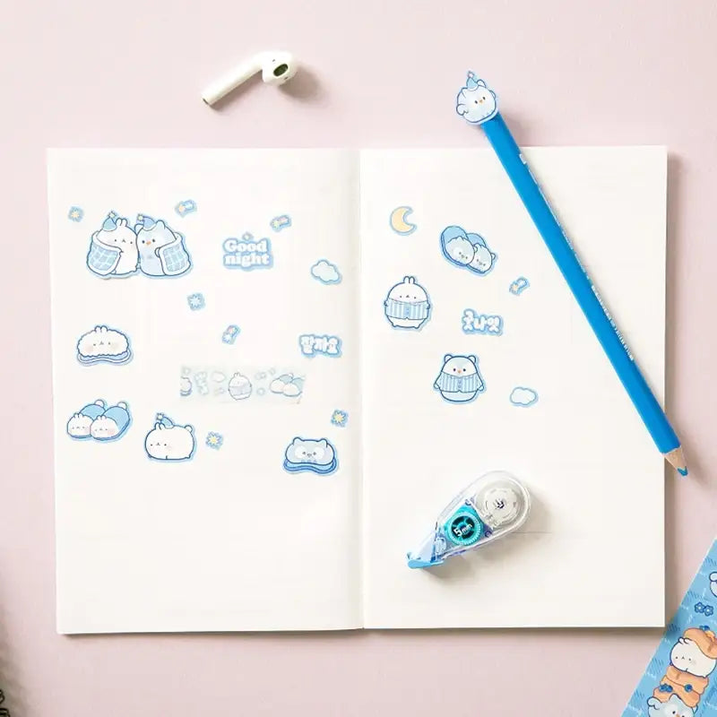 Anirollz x Molang - Seal Sticker - Molang - Stickers - Harumio Anirollz x Molang - Seal Sticker - Molang - Stickers - Harumio
