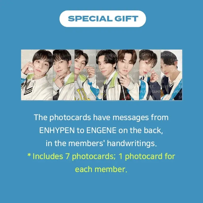 ENHYPEN - 2022 ENniversary - Photo Frame - ENHYPEN - Binder Note - Harumio ENHYPEN - 2022 ENniversary - Photo Frame - ENHYPEN - Binder Note - Harumio