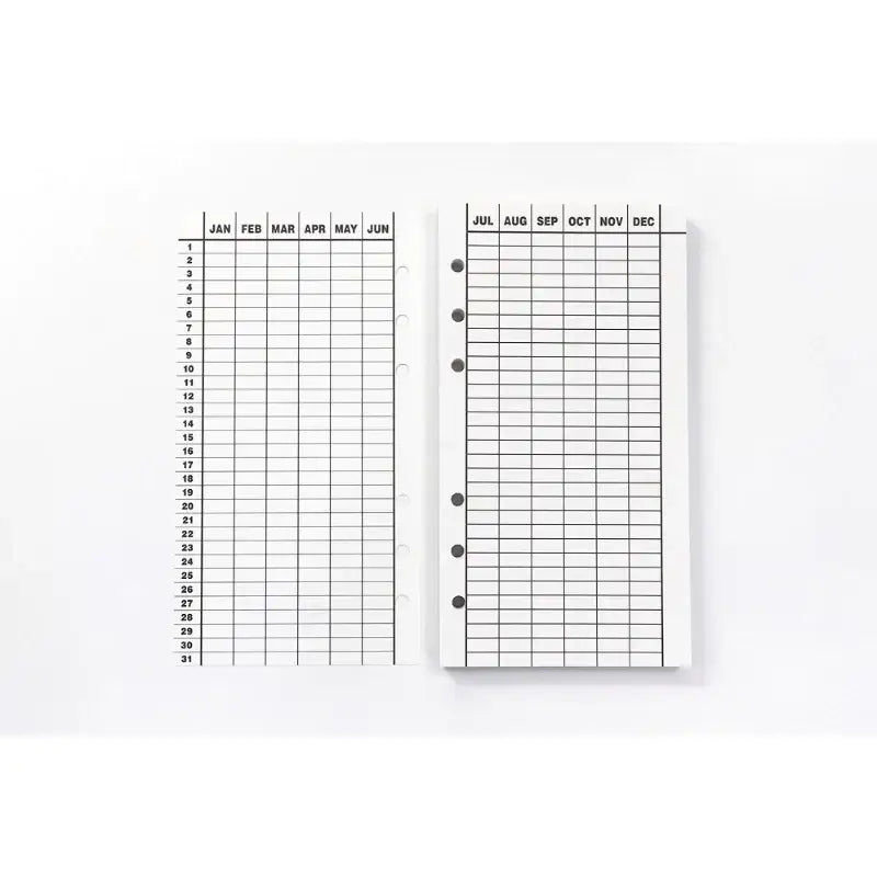 THENCE - A6 Standard Diary Paper Set - THENCE - Stationary - Harumio