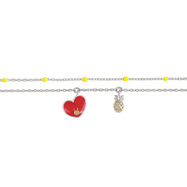 BT21 x OST - Silver Bracelet Ver. 2 - Tata - BT21 - Bracelets - Harumio