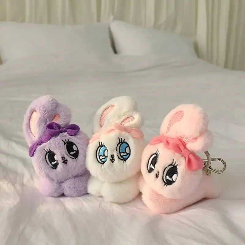 Esther Bunny - Laying Keyring Stuffed Toy - Esther Bunny - Keyrings - Harumio