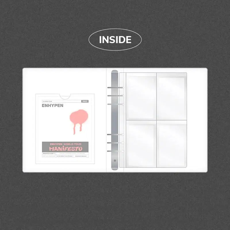 ENHYPEN - MANIFESTO - Photo Card Binder - ENHYPEN - Photo Binder - Harumio ENHYPEN - MANIFESTO - Photo Card Binder - ENHYPEN - Photo Binder - Harumio