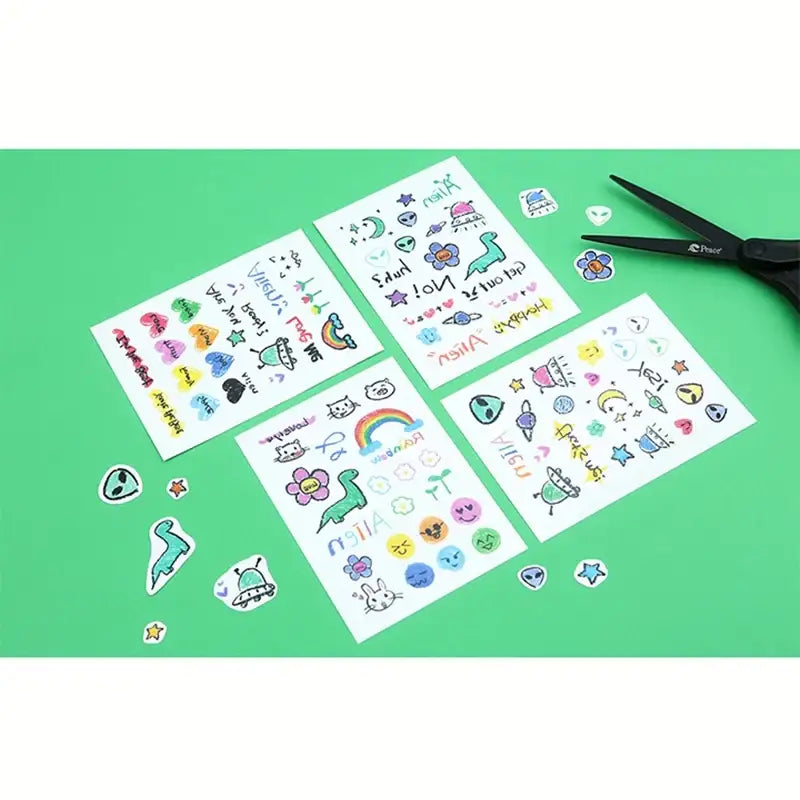 AKMU - ALiEN - Suhyun Tattoo Sticker Set - AKMU - Stickers - Harumio