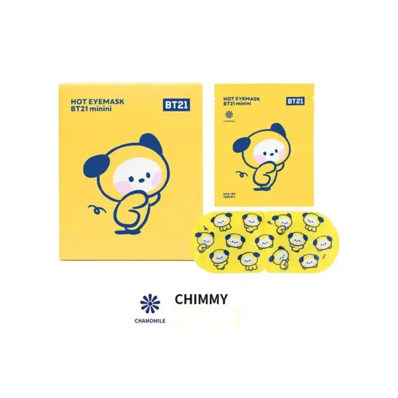 BT21 - Minini Hot Eye Mask - Line Friends - Accessories - Harumio BT21 - Minini Hot Eye Mask - Line Friends - Accessories - Harumio