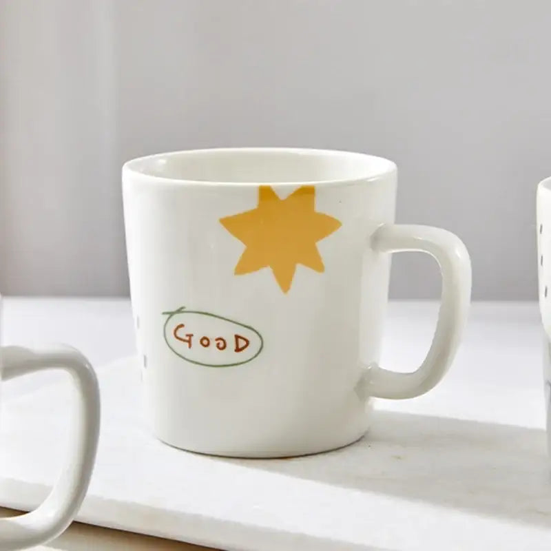 Korean Little Buddy Pom Pom - Mug 4P Set - Modern House - Mugs - Harumio Korean Little Buddy Pom Pom - Mug 4P Set - Modern House - Mugs - Harumio