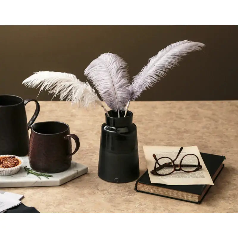 Chaora - Black Two Tone Vase - Chaora - Tableware - Harumio