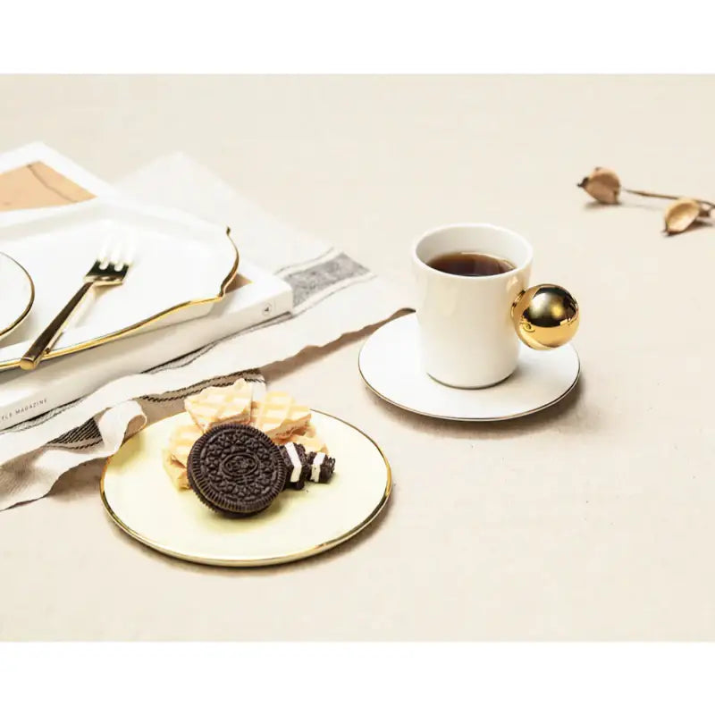 Chaora - Gold Ball Espresso Cup Set - Chaora - Tableware - Harumio