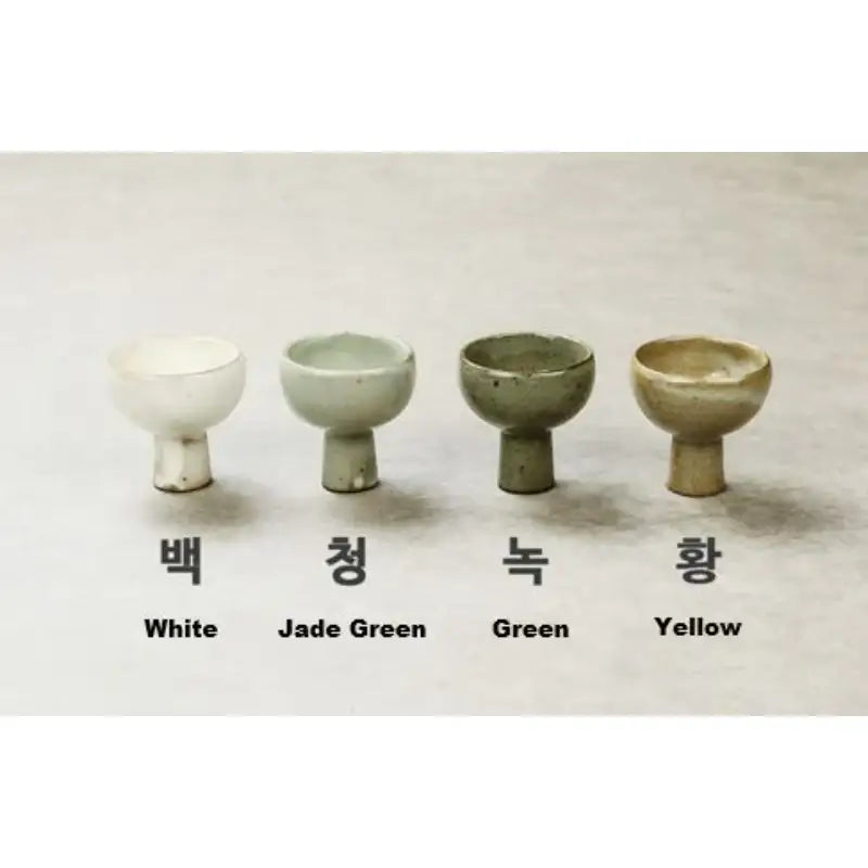 Chaora - Celadon Compote Soju Glass - Chaora - Tableware - Harumio Chaora - Celadon Compote Soju Glass - Chaora - Tableware - Harumio