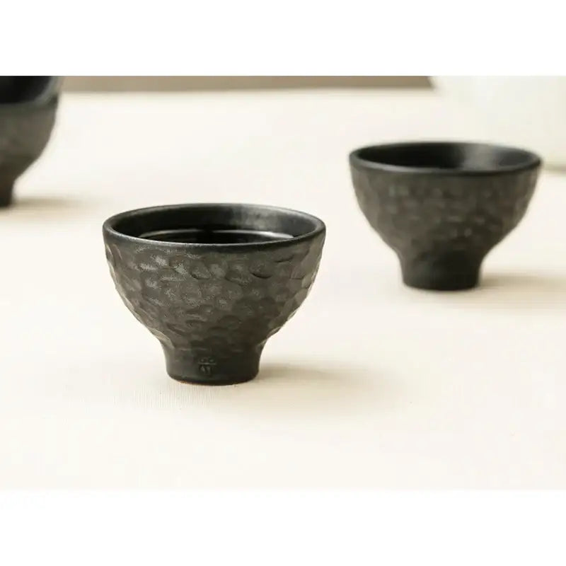 Chaora - Black Sculpture Drinking Glass - Chaora - Tableware - Harumio