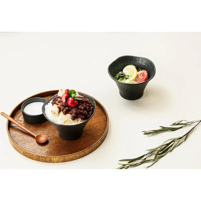 Chaora - Black Bingsu Bowl - Chaora - Tableware - Harumio
