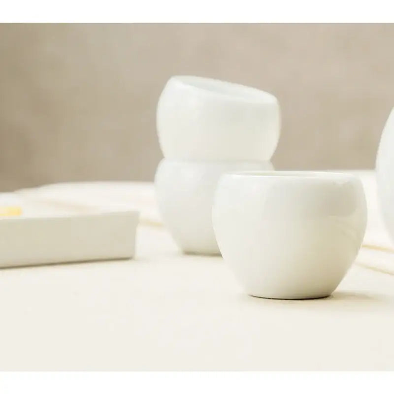 Chaora - White Porcelain Drinking Glass - Chaora - Tableware - Harumio Chaora - White Porcelain Drinking Glass - Chaora - Tableware - Harumio