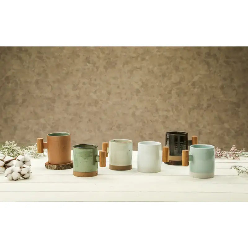 Chaora - Wooden Handle Straight Mug - Chaora - Tableware - Harumio