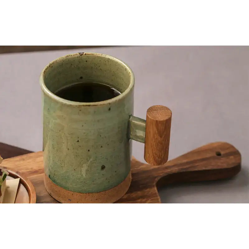 Chaora - Wooden Handle Long Mug - Chaora - Tableware - Harumio Chaora - Wooden Handle Long Mug - Chaora - Tableware - Harumio