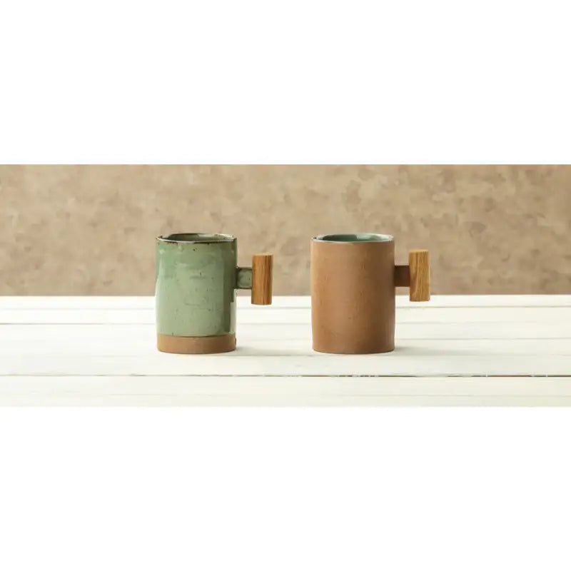 Chaora - Wooden Handle Long Mug - Chaora - Tableware - Harumio